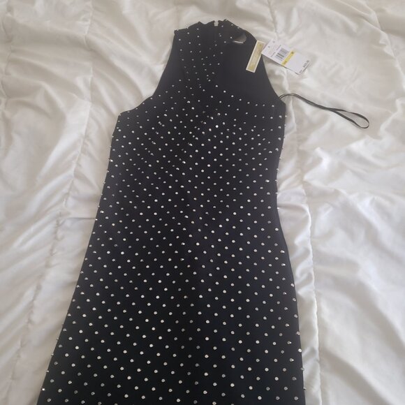 Michael Kors Black studded halter dress - Picture 5 of 5